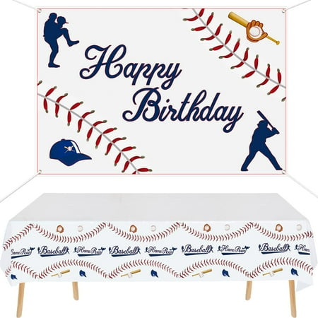 Baseball Party Decorations - Baseball Backdrop and Baseball Tablecover Set Baseball Theme Party Photo Booth Props for Kids and Baseball Fans Birthday Party Supplies
Baseball Party Decorations - Baseball Backdrop and Baseball Tablecover Set Baseball Theme Party Photo Booth Props for Kids and Baseball Fans Birthday Party Supplies