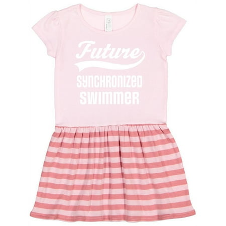 Inktastic Future Synchronized Swimmer Gift Toddler Girl Dress