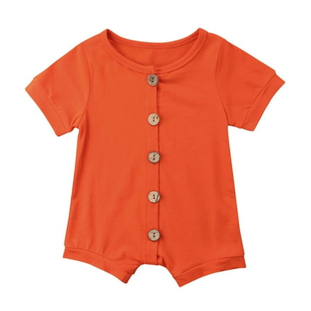 Baby Cute Solid Color Short Sleeve Button Crawling Jumpsuit Top Outfits Clothes Suit Solid Color Short Sleeve Button Crawling Jumpsuit Kids Boys Girls 70
Baby Cute Solid Color Short Sleeve Button Crawling Jumpsuit Top Outfits Clothes Suit Solid Color Short Sleeve Button Crawling Jumpsuit Kids Boys Girls 70