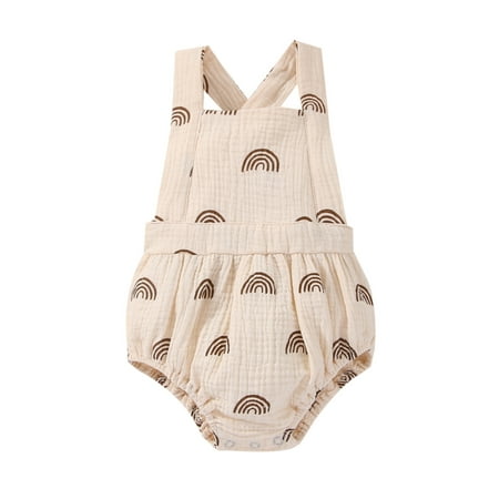 Kiapeise 0-18M Infant Boy Girl Cotton Linen Clothes Playsuit Rainbow Print Square Collar Sleeveless Summer Romper Kids Soft Outfit
Kiapeise 0-18M Infant Boy Girl Cotton Linen Clothes Playsuit Rainbow Print Square Collar Sleeveless Summer Romper Kids Soft Outfit