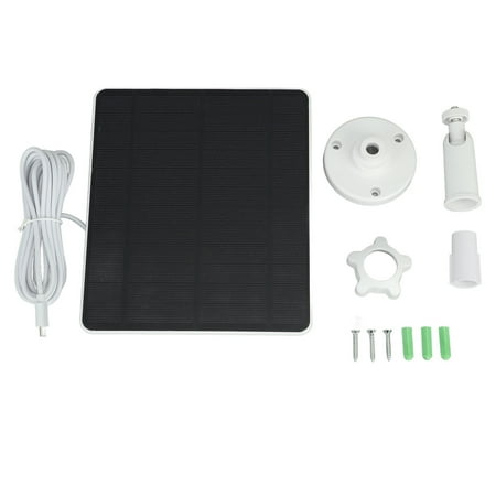 5W Solar Panel for Camera Waterproof High Efficiency Monocrystalline Silicon Outdoor Camera Solar Powered
5W Solar Panel for Camera Waterproof High Efficiency Monocrystalline Silicon Outdoor Camera Solar Powered