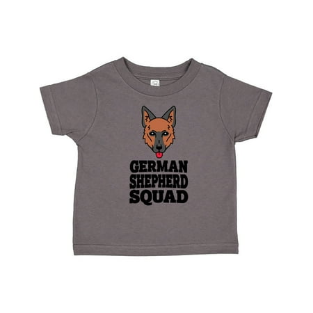 Inktastic Dog German Shepherd Squad Gift Toddler Boy or Toddler Girl T-Shirt
