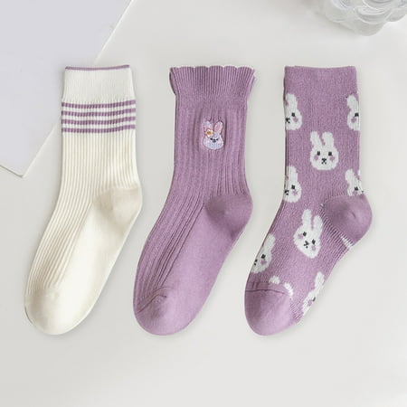 Children New Cute Purple Print Rabbit Comfortable Warm And Non Slip Socks In Autumn And Winter
Children New Cute Purple Print Rabbit Comfortable Warm And Non Slip Socks In Autumn And Winter