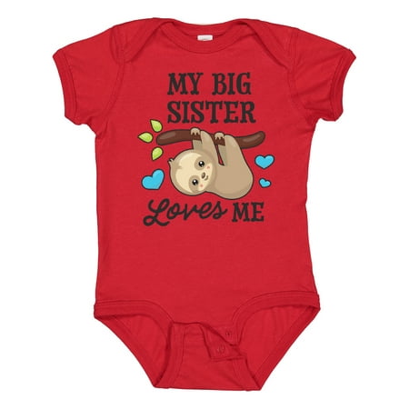 Inktastic My Big Sister Loves Me with Sloth and Hearts Gift Baby Boy or Baby Girl Bodysuit
Inktastic My Big Sister Loves Me with Sloth and Hearts Gift Baby Boy or Baby Girl Bodysuit