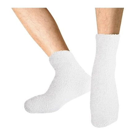 OVOV 3 Pairs Men s Floor Socks Winter Warm Coral Fleece Fluffy Soft Fuzzy Home Socks (White)
OVOV 3 Pairs Men s Floor Socks Winter Warm Coral Fleece Fluffy Soft Fuzzy Home Socks (White)