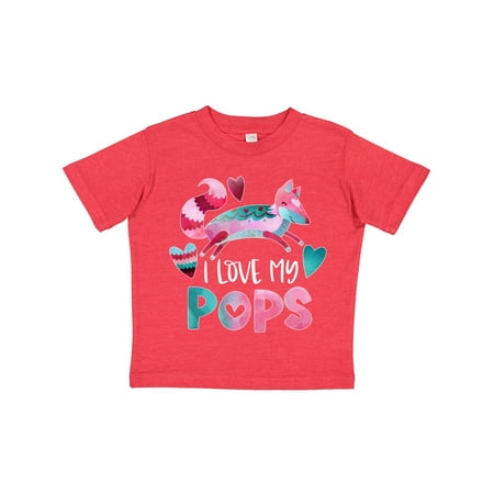 Inktastic I Love My Pops Pink and Blue Fox with Hearts Gift Toddler Boy or Toddler Girl T-Shirt
Inktastic I Love My Pops Pink and Blue Fox with Hearts Gift Toddler Boy or Toddler Girl T-Shirt