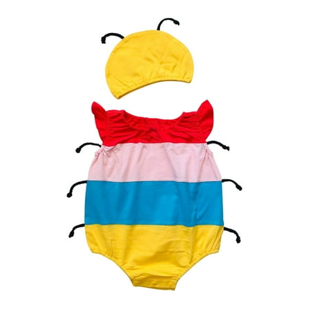 Newborn Baby Boy Girl Clothes Infant Romper Bodysuits Newborn Baby Girls Boys Bodysuit Summer Sleeveless One-piece Cartoon Romper Jumpsuit With Hat Yellow 18-24 Months
Newborn Baby Boy Girl Clothes Infant Romper Bodysuits Newborn Baby Girls Boys Bodysuit Summer Sleeveless One-piece Cartoon Romper Jumpsuit With Hat Yellow 18-24 Months