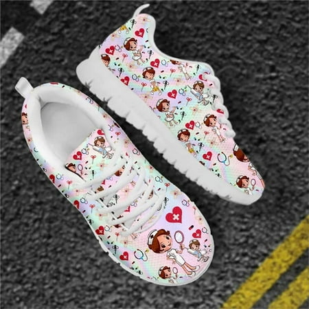Kawaii Nurse Girls Rainbow Gradient Print Women s Nurse Shoes Healthcare Design Casual Flats Ladies Light Footwear
Kawaii Nurse Girls Rainbow Gradient Print Women s Nurse Shoes Healthcare Design Casual Flats Ladies Light Footwear