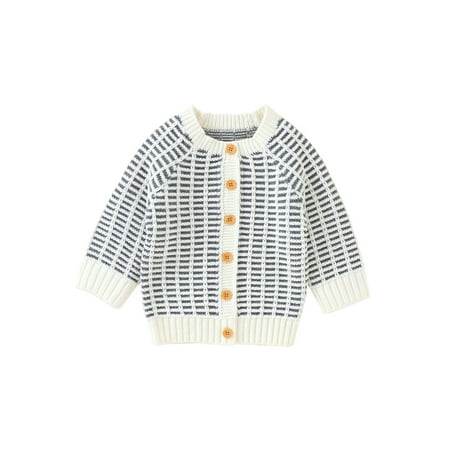 Thaisu Toddler Girls Long Sleeve Sweater Fashion Contrast Color Round Neck Button Knitted Coat
Thaisu Toddler Girls Long Sleeve Sweater Fashion Contrast Color Round Neck Button Knitted Coat