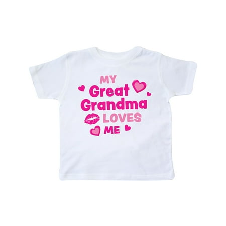 Inktastic Valentine s Day My Great Grandma Loves Me Hearts and Lips Gift Toddler Boy or Toddler Girl T-Shirt
Inktastic Valentine s Day My Great Grandma Loves Me Hearts and Lips Gift Toddler Boy or Toddler Girl T-Shirt