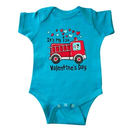 Inktastic It s My 1st Valentine s Day Fire Truck with Cute Dalmatian Gift Baby Boy or Baby Girl Bodysuit
Inktastic It s My 1st Valentine s Day Fire Truck with Cute Dalmatian Gift Baby Boy or Baby Girl Bodysuit