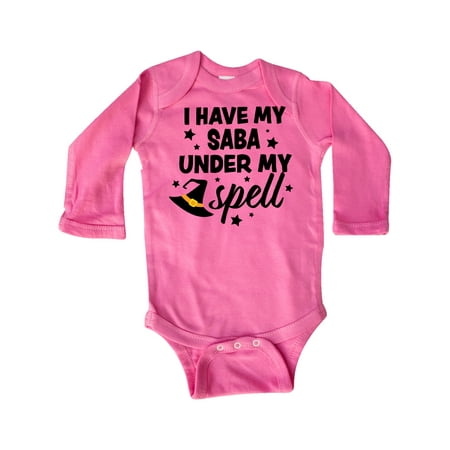 Inktastic I Have My Saba Under My Spell with Cute Witch Hat Gift Baby Boy or Baby Girl Long Sleeve Bodysuit
Inktastic I Have My Saba Under My Spell with Cute Witch Hat Gift Baby Boy or Baby Girl Long Sleeve Bodysuit