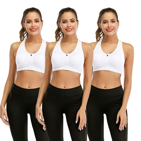 DODOING 3-Pack Women s Front Zipper Closure Sports Bra Removable Cups High Support Workout Sports Bra Apricot
DODOING 3-Pack Women s Front Zipper Closure Sports Bra Removable Cups High Support Workout Sports Bra Apricot