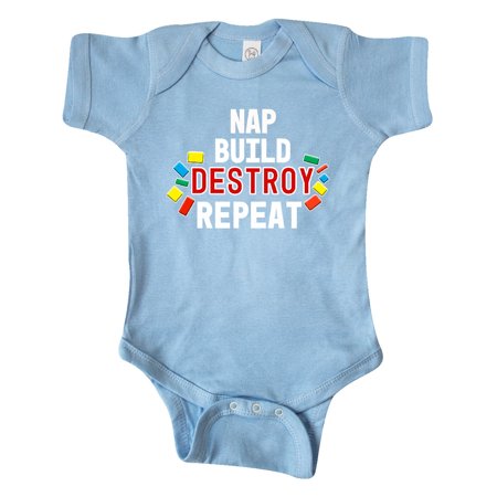 Inktastic Nap Build Destroy Repeat with Colorful Building Blocks Gift Baby Boy or Baby Girl Bodysuit
Inktastic Nap Build Destroy Repeat with Colorful Building Blocks Gift Baby Boy or Baby Girl Bodysuit