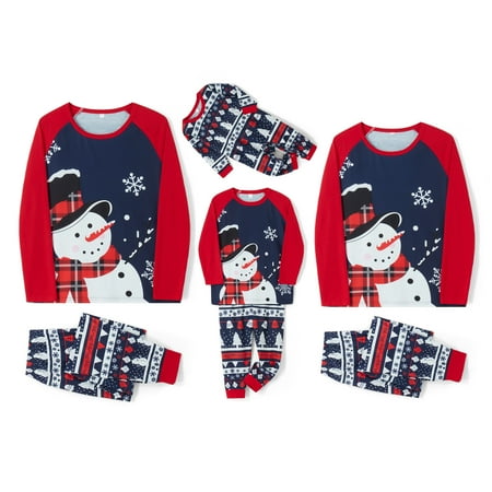 Sunisery Family Matching Christmas Pajamas Set Cartoon Snowman Print Long-Sleeved Tops Christmas Tree Pants
Sunisery Family Matching Christmas Pajamas Set Cartoon Snowman Print Long-Sleeved Tops Christmas Tree Pants