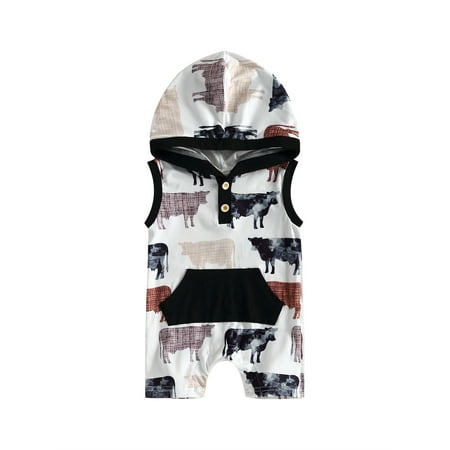 Wassery Baby Boys Romper 3 6 12 18 Months Infant Cowboys Summer Western Clothes Sleeveless Hooded Bull Romper Jumpsuit
Wassery Baby Boys Romper 3 6 12 18 Months Infant Cowboys Summer Western Clothes Sleeveless Hooded Bull Romper Jumpsuit