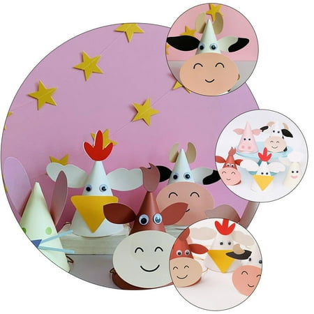 DIY Hats 5pcs DIY Paper Animal Shape Birthday Caps Party Caps Party Decor for Children
DIY Hats 5pcs DIY Paper Animal Shape Birthday Caps Party Caps Party Decor for Children
