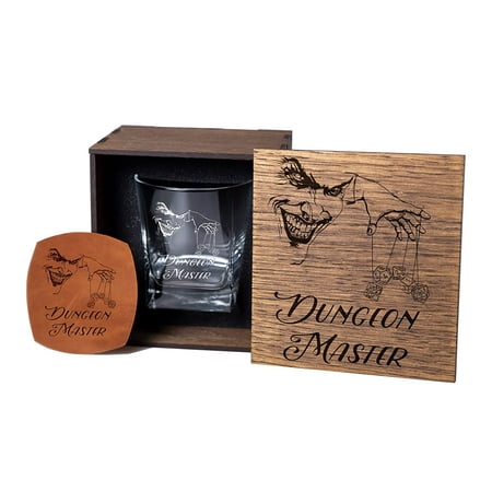 Dungeons and Dragons Master Gift Idea - D&D Style Whisky Glass with Gift Box - Presents for Him (Dungeon Master)
Dungeons and Dragons Master Gift Idea - D&D Style Whisky Glass with Gift Box - Presents for Him (Dungeon Master)