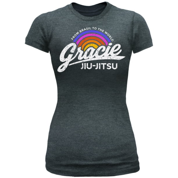 Gracie Jiu-Jitsu Women's Rays T-Shirt - Large - Charcoal