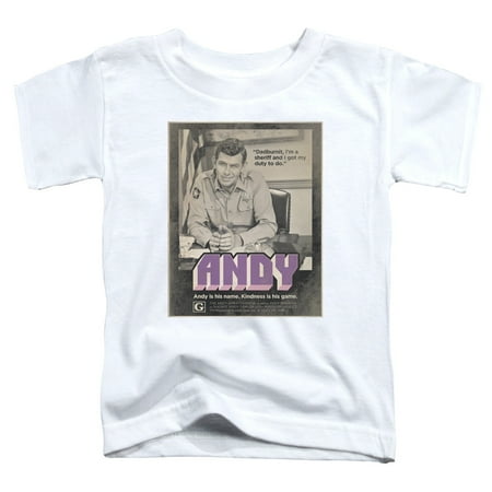 Andy Griffith Show - Andy - Toddler Short Sleeve Shirt - 2T