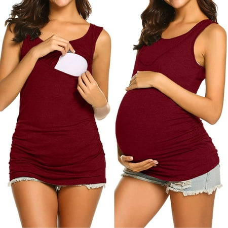 Sunhillsgrace Maternity Blouse Women S Maternity Tops Breastfeeding Tank Top Shirt Double Layer Soft Sleeveless Pregnancy Clothes
Sunhillsgrace Maternity Blouse Women S Maternity Tops Breastfeeding Tank Top Shirt Double Layer Soft Sleeveless Pregnancy Clothes