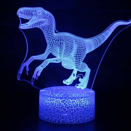 SAYTAY Toys Kids Night Light Dinosaur Christmas Gift Birthday 3D Illusion Lamp for Kid Boy 7 Color
SAYTAY Toys Kids Night Light Dinosaur Christmas Gift Birthday 3D Illusion Lamp for Kid Boy 7 Color