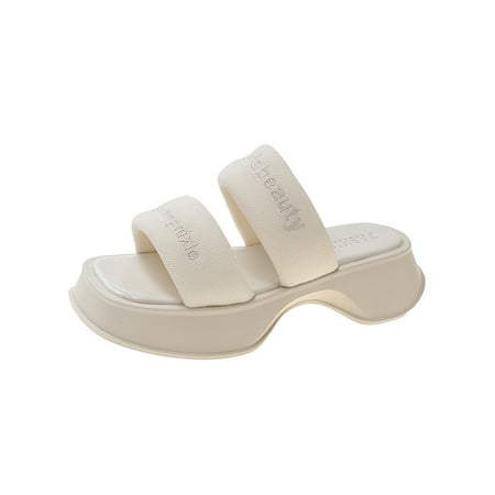Youmylove Thick Bottom Solid Color Big Bottom Slippers Women Sandals Women Muffin Slippers Summer Comfy Daily Simple Walking Footwears
Youmylove Thick Bottom Solid Color Big Bottom Slippers Women Sandals Women Muffin Slippers Summer Comfy Daily Simple Walking Footwears