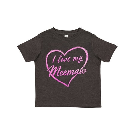 Inktastic I Love My Meemaw in Pink Chalk Heart Gift Toddler Boy or Toddler Girl T-Shirt
Inktastic I Love My Meemaw in Pink Chalk Heart Gift Toddler Boy or Toddler Girl T-Shirt