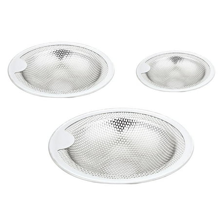 3PCS Kitchen Sink Strainer Stainless Steel Drain Catcher Anti-Clogging Washbasin Strainer for Kitchen Bathroom
3PCS Kitchen Sink Strainer Stainless Steel Drain Catcher Anti-Clogging Washbasin Strainer for Kitchen Bathroom