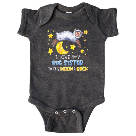 Inktastic I Love my Big Sister to the Moon and Back Cute Sheep Gift Baby Boy or Baby Girl Bodysuit
Inktastic I Love my Big Sister to the Moon and Back Cute Sheep Gift Baby Boy or Baby Girl Bodysuit