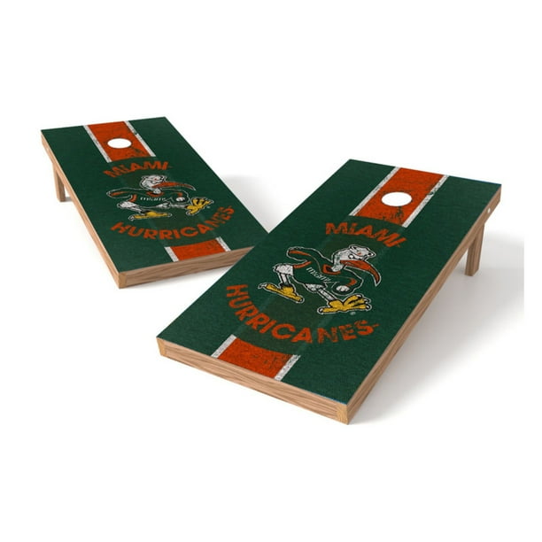 TTXL Shield College Heritage Miami Hurricanes Bean Bag Toss Game