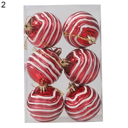 IOAOAI Christmas Balls Pendants 6Pcs Tree Pattern Decorative Christmas Balls Pendant Plastic Xmas Party Balls Ornaments for Household
IOAOAI Christmas Balls Pendants 6Pcs Tree Pattern Decorative Christmas Balls Pendant Plastic Xmas Party Balls Ornaments for Household