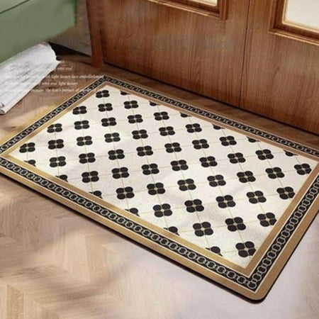 Cushioned Diatomite Absorbent Pad Quick Drying Mat Kitchen Carpet Kitchen Mat