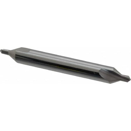 Atrax #3 Plain Cut 60° Incl Angle Solid Carbide Combo Drill & Countersink 1/4 Body Diam 7/64 Point Diam x 7/64 Point Length 2 OAL Right Hand Cut Double End
Atrax #3 Plain Cut 60° Incl Angle Solid Carbide Combo Drill & Countersink 1/4 Body Diam 7/64 Point Diam x 7/64 Point Length 2 OAL Right Hand Cut Double End