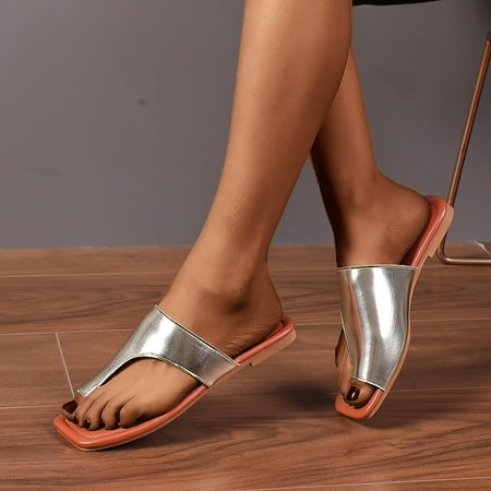 NECHOLOGY S Slippers Women Size 9 Retro Women Beach Slip On Casual Open Toe Non Slip Flat Slippers Womens Indoor Outdoor Gold 7
NECHOLOGY S Slippers Women Size 9 Retro Women Beach Slip On Casual Open Toe Non Slip Flat Slippers Womens Indoor Outdoor Gold 7
