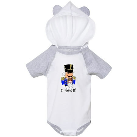 Inktastic Crushing It! Nutcracker Gift Baby Boy or Baby Girl Bodysuit