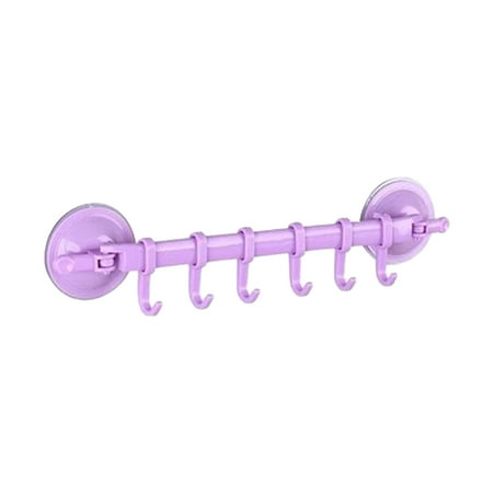 Kitchen Strong Wall Hanging 6 Hooks Creative Bathroom Nail-Free Seamless Hanger Hanger Hook Household Viscose Hook
Kitchen Strong Wall Hanging 6 Hooks Creative Bathroom Nail-Free Seamless Hanger Hanger Hook Household Viscose Hook