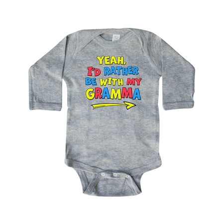 Inktastic Yeah I d Rather be with My Gramma in Red Yellow and Blue Gift Baby Boy or Baby Girl Long Sleeve Bodysuit
Inktastic Yeah I d Rather be with My Gramma in Red Yellow and Blue Gift Baby Boy or Baby Girl Long Sleeve Bodysuit