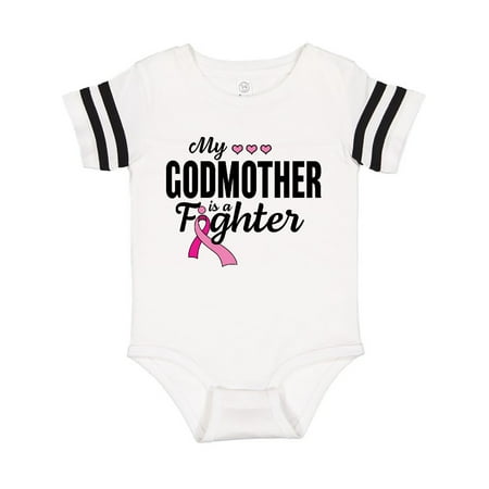 Inktastic Breast Cancer Awareness My Godmother is a Fighter Gift Baby Boy or Baby Girl Bodysuit
Inktastic Breast Cancer Awareness My Godmother is a Fighter Gift Baby Boy or Baby Girl Bodysuit