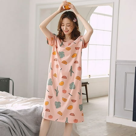 ERTUTUYI Women s Milk Silk Pajamas Pajamas Short Sleeved Shirt Casual Printed Nightdress Multicolor XL
ERTUTUYI Women s Milk Silk Pajamas Pajamas Short Sleeved Shirt Casual Printed Nightdress Multicolor XL
