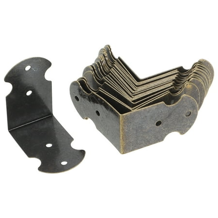 20 pcs Right Angle Corner Brackets Vintage Corner Brace Tabletop Fasteners for Wooden Boxes
20 pcs Right Angle Corner Brackets Vintage Corner Brace Tabletop Fasteners for Wooden Boxes