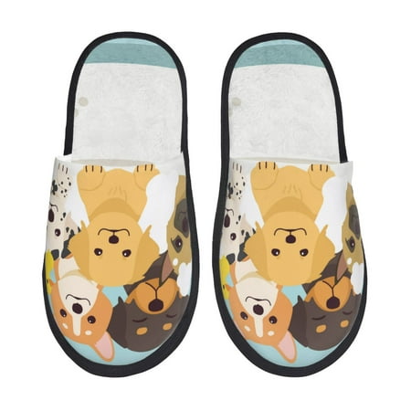 Yiaed Cute Dog In Bathtub Print Unisex House Slippers Slip on Warm Shoes Indoor Outdoor with Anti-slip sole-Large
Yiaed Cute Dog In Bathtub Print Unisex House Slippers Slip on Warm Shoes Indoor Outdoor with Anti-slip sole-Large