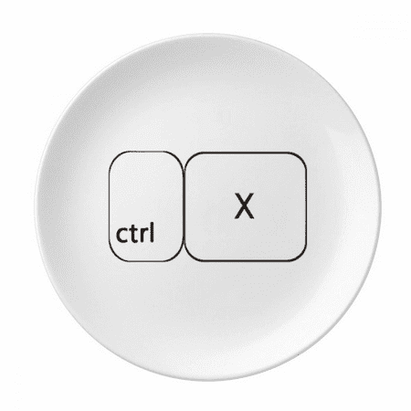 Keyboard Symbol ctrl X Plate Decorative Porcelain Salver Tableware Dinner Dish
Keyboard Symbol ctrl X Plate Decorative Porcelain Salver Tableware Dinner Dish