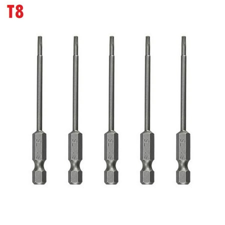 5pcs T6-T40 Magnetic Head Torx Screwdriver Bit 75mm Security Tamper Proof Star
5pcs T6-T40 Magnetic Head Torx Screwdriver Bit 75mm Security Tamper Proof Star