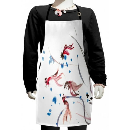 Ethnic Kids Apron Chinese Traditional Ink Painting Koi Fish Artwork Boys Girls Apron Bib with Adjustable Ties for Cooking Baking Painting Red and Blue by Ambesonne
Ethnic Kids Apron Chinese Traditional Ink Painting Koi Fish Artwork Boys Girls Apron Bib with Adjustable Ties for Cooking Baking Painting Red and Blue by Ambesonne