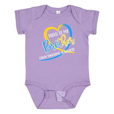 Inktastic Proud of My Brother Down Syndrome Awareness Heart Ribbon Gift Baby Boy or Baby Girl Bodysuit
Inktastic Proud of My Brother Down Syndrome Awareness Heart Ribbon Gift Baby Boy or Baby Girl Bodysuit