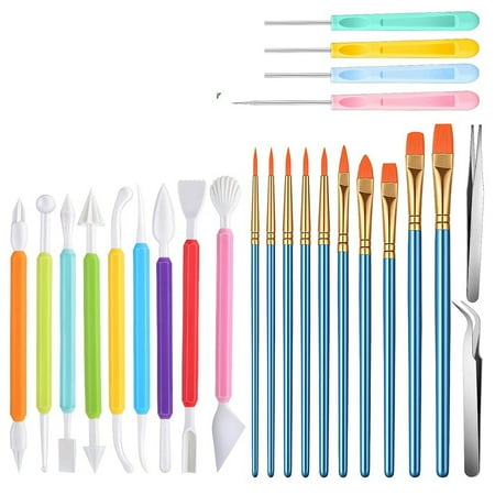 WELPET Cookie Decorating Set Fondant Cake Decorating Set Brushes Needle Fondant Modeling for Cookie Cake Decor
WELPET Cookie Decorating Set Fondant Cake Decorating Set Brushes Needle Fondant Modeling for Cookie Cake Decor