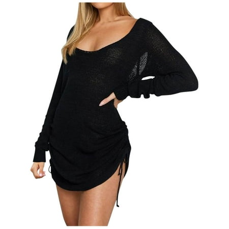 Aueoeo Womens Tops Dressy Casual Sexy Womens Tops Casual Dressy Ladies Autumn and Winter Sexy Solid Color Sun Protection Clothing Loose Street European and American Knitted Round Neck Top Sweater
Aueoeo Womens Tops Dressy Casual Sexy Womens Tops Casual Dressy Ladies Autumn and Winter Sexy Solid Color Sun Protection Clothing Loose Street European and American Knitted Round Neck Top Sweater