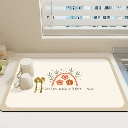 Twinkseal Compact Dish Drying Mat Versatile Dish Drying Mat Super Absorbent Easy to Clean Perfect for Kitchen Countertops More
Twinkseal Compact Dish Drying Mat Versatile Dish Drying Mat Super Absorbent Easy to Clean Perfect for Kitchen Countertops More