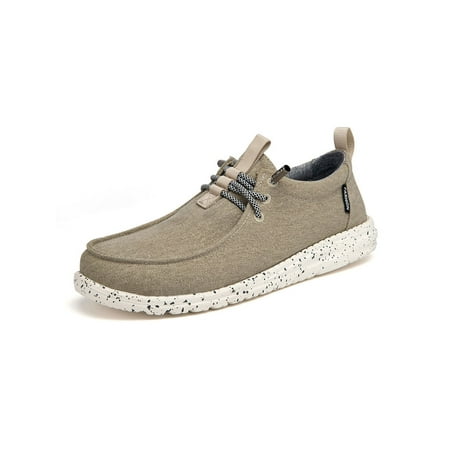 Rockomi Men Loafers Comfort Canvas Shoe Slip On Boat Shoes Mens Lightweight Non-Slip Flats Breathable Casual Khaki 8
Rockomi Men Loafers Comfort Canvas Shoe Slip On Boat Shoes Mens Lightweight Non-Slip Flats Breathable Casual Khaki 8